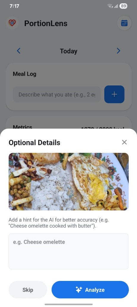 AI Hint Modal